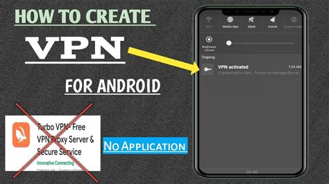 how to create a vpn on android
